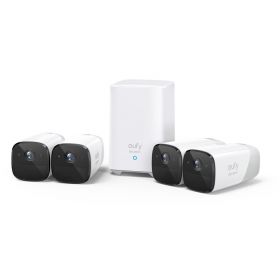 EUFY SECURITY CAM 2 PRO 2K CORE SECURITY KIT 4 PACK PLUS HOMEBASE 2
