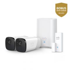 Eufy Cam Plus - 2 Pack Plus Bonus Entry Sensor
